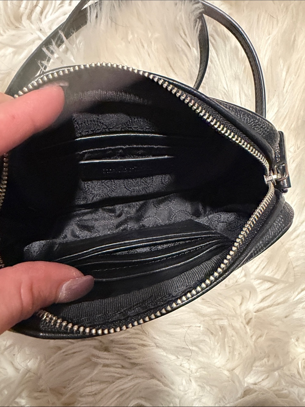 Michael Kors Black Leather Crossbody - Picture 9 of 17